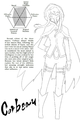 Corbeau's character bio from Tart Magica volume 2.