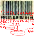 Old barcode runes deciphering