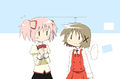 9: Madoka's favorite subject is art, which is also the subject of Hidamari Sketch.