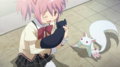 Madoka wishing to save Amy in Mami's route