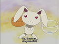 A reference to Kyubey from "Ground Defence Force Mao-chan"