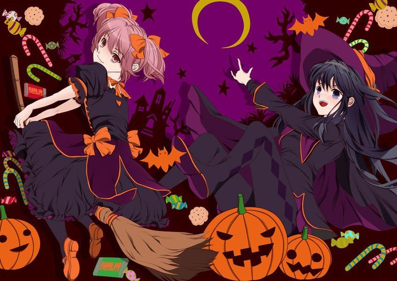 File:Dark madoka gretchen and witch homura halloween cosplay fanart.jpg