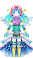 Ai's Live2D model when she is fused with Rumor Sana. This model is much more similar to her appearance in the anime.
