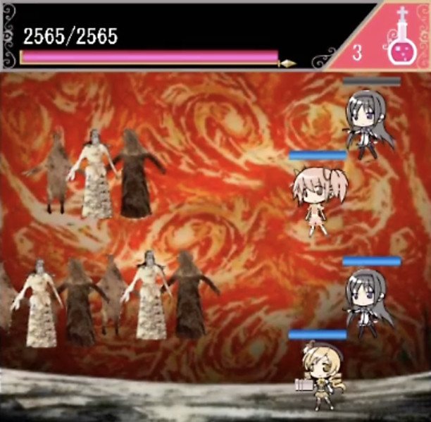 File:Mobage michaela in battle.png