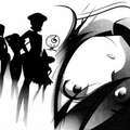 One of Kazumi's flashbacks features the Pleiades. Niko, Kaoru, Saki and Mirai are visible from left to right.