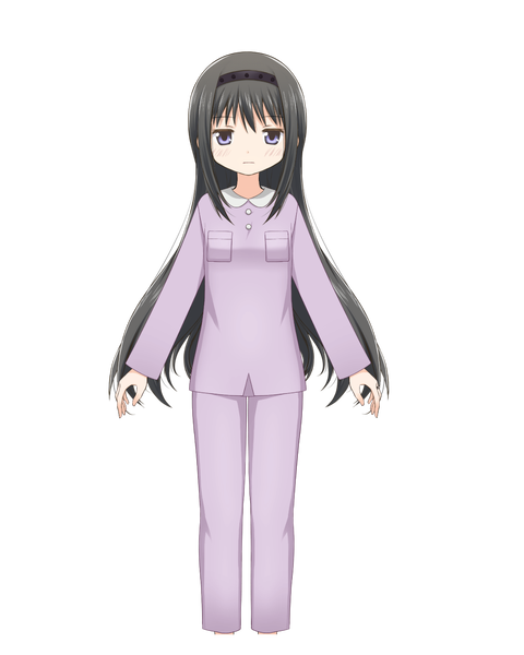 File:Homura hospital gown.png
