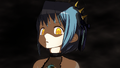 The reflection Anomalia Sayaka sees in her sword during her Special Attack, it references a frame from Madoka Magica Episode 8