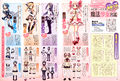 Character designs from Megami Magazine 2011-01