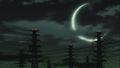 The moon in the beginning of Episode 9 when Homura and Kyoko escape from Oktavia's barrier.