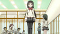 He watches Homura walk out on his lesson like a boss.