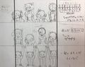 Production art by Gekidan Inu Curry for Ultimate Madoka's transformation scene