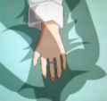 A magical girl's hand from the opening. Most likely of the protagonist